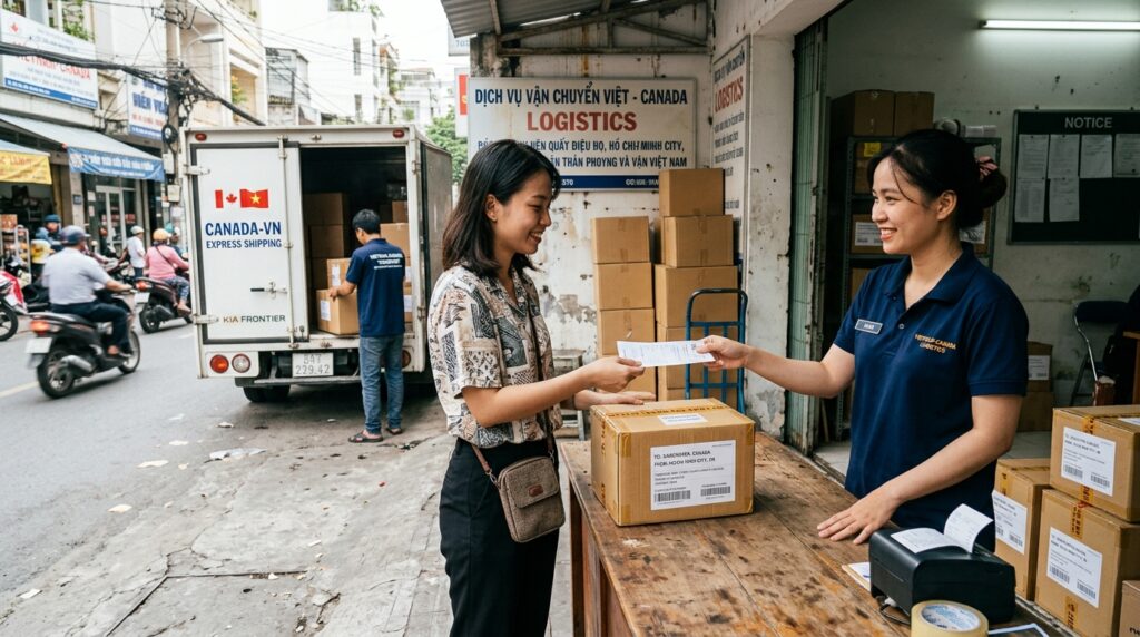 Ship Hàng Đi Canada Hai Chiều