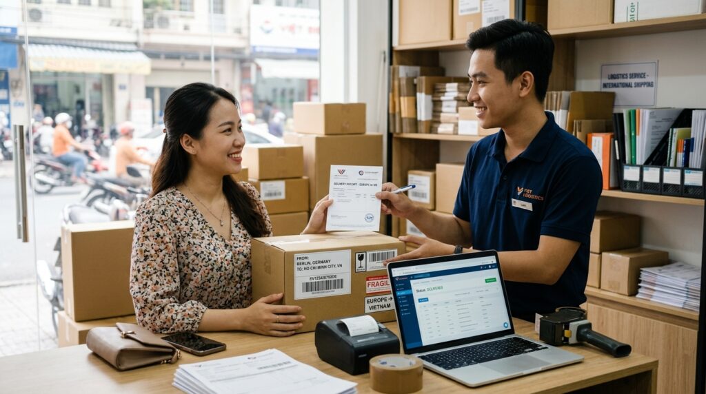 Gửi Hàng Từ Châu Âu Về Việt Nam