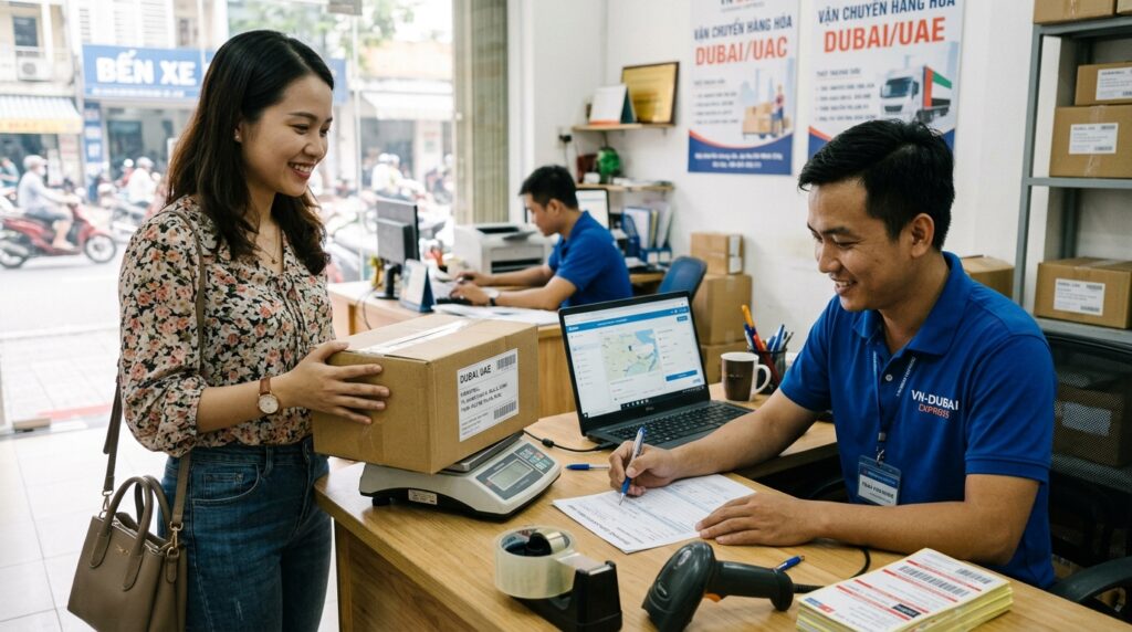 Ship Hàng Đi Dubai Hai Chiều