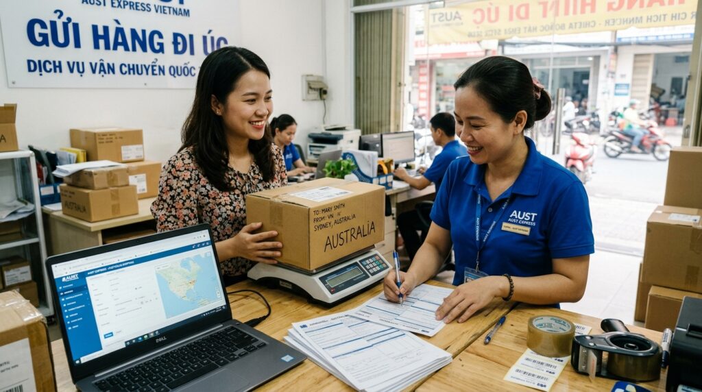 Ship Hàng Đi Úc Hai Chiều