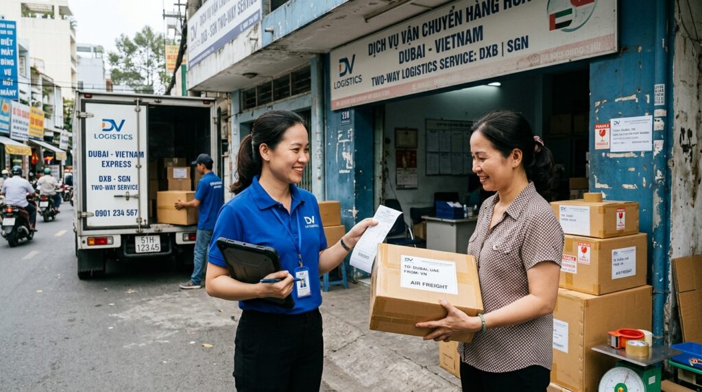 Ship Hàng Đi Dubai Hai Chiều