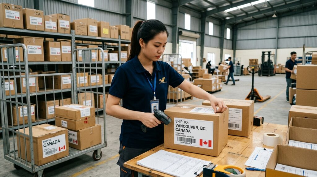 Ship Hàng Đi Canada Hai Chiều