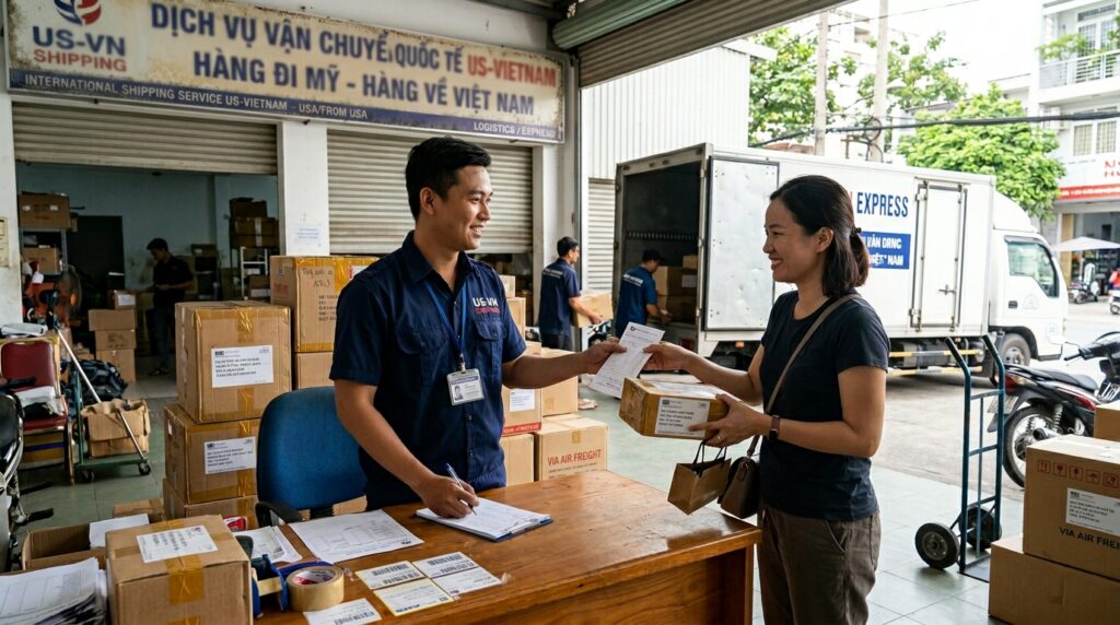 Ship Hàng Đi Mỹ Hai Chiều