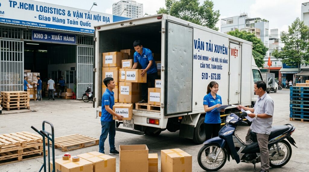 Dịch Vụ Vận Chuyển Hàng Hóa Tại TP.HCM Đi Toàn Quốc